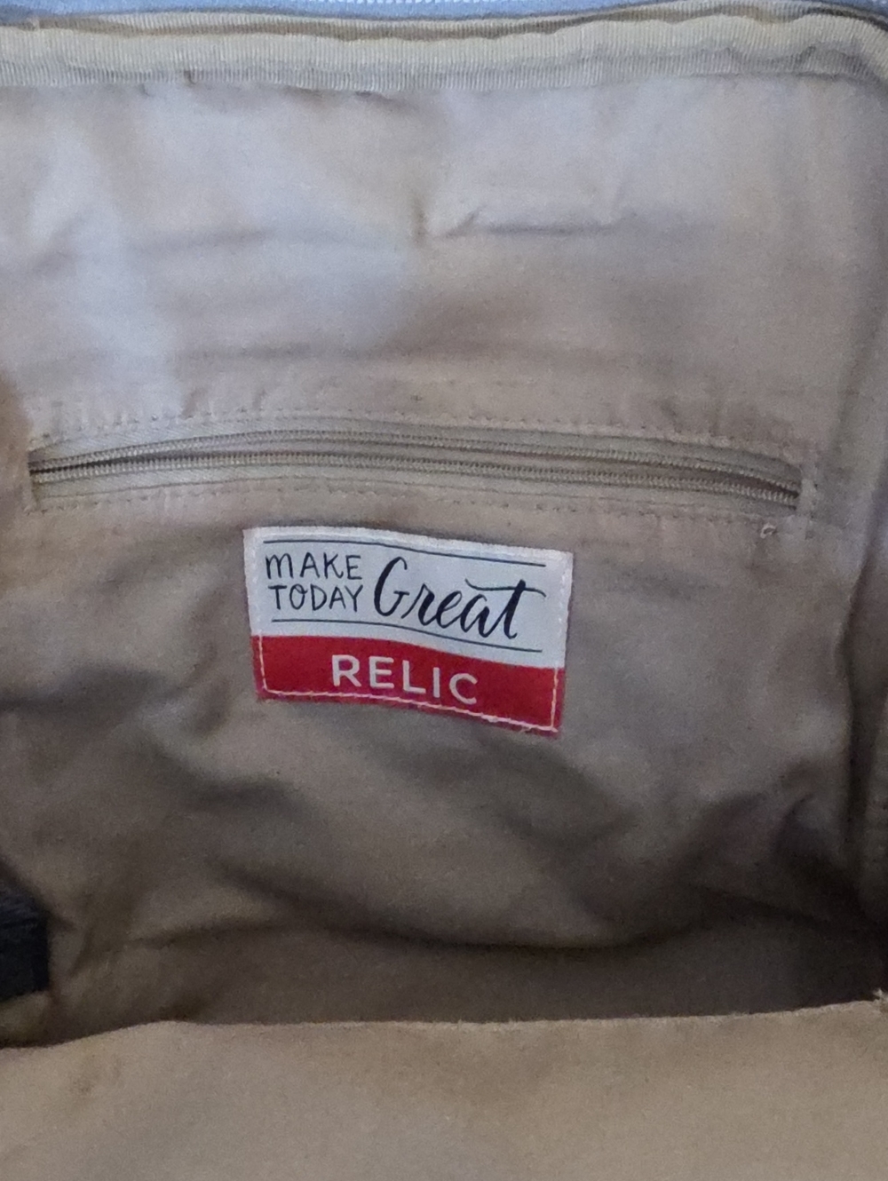 RELIC Leather Backpack - Picture 8 of 9